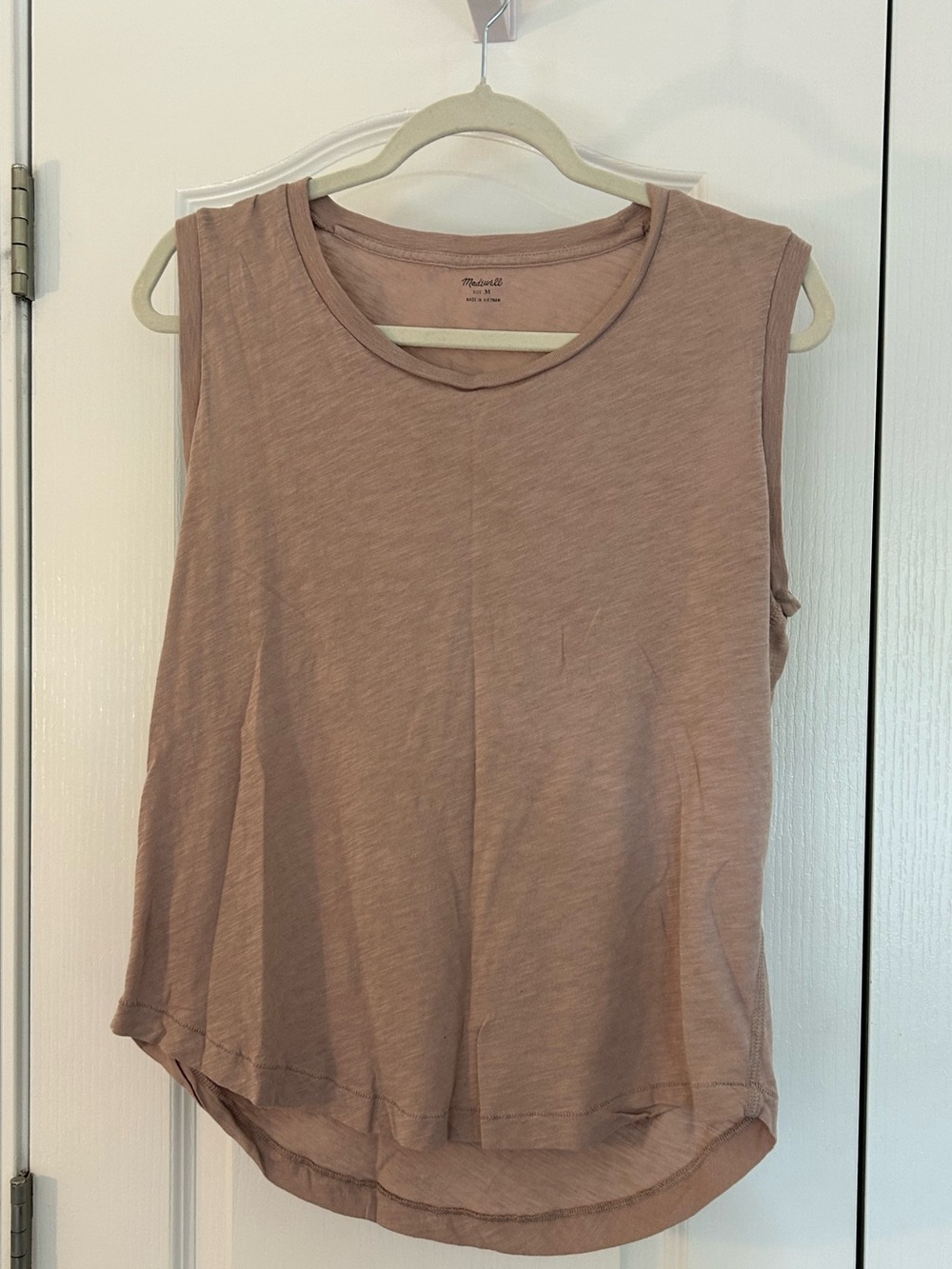 Madewell Taupe/Brown Sleeveless Tank